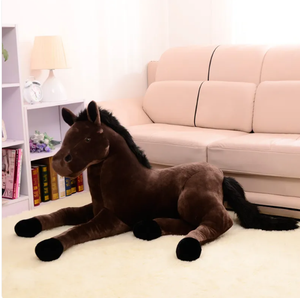 Horse Pillow Plush 3D Stuffed Animal (4 Colors)