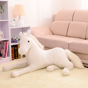 Horse Pillow Plush 3D Stuffed Animal (4 Colors)