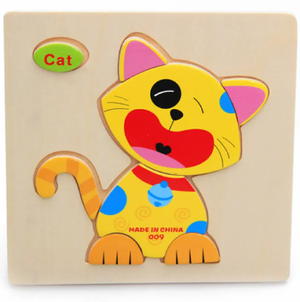 Montessori 3D Animal Shaped Puzzle (Set Of 3)