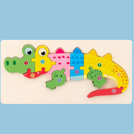 Montessori 3D Animal Shaped Puzzle (Set Of 3)