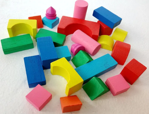 Wooden Building Blocks Set