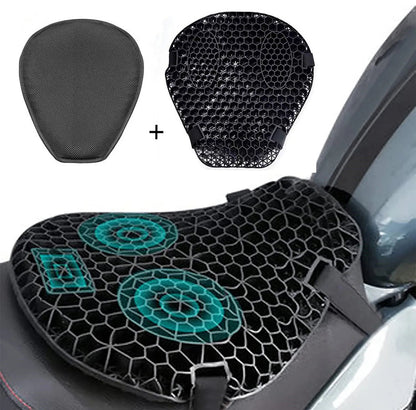 Moto 3D Honeycomb Shock Cushion - Advanced Shock Relief Seat Cushion 8144628580550-1