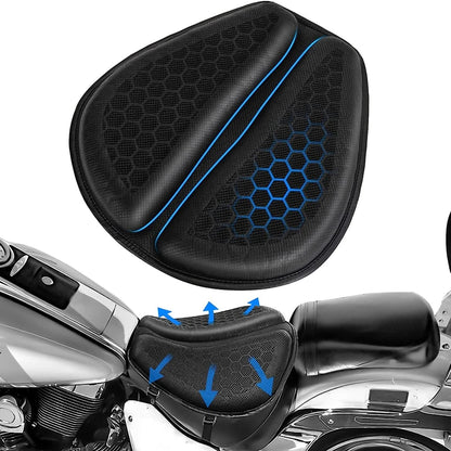 Moto 3D Honeycomb Shock Cushion - Advanced Shock Relief Seat Cushion 8144628580550-1