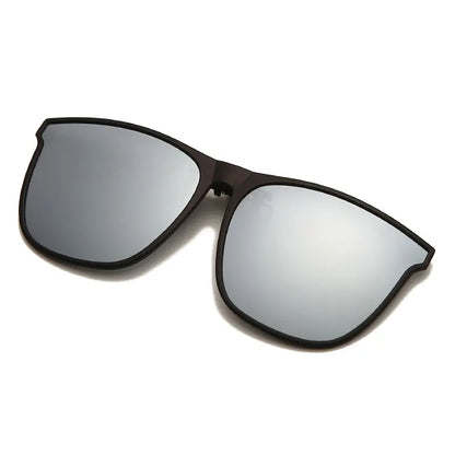 Polarized Clip On Sunglasses Men Photochromic Car Driver Goggles Night Vision Glasses Anti Glare Vintage Square Glasses SH1751817214987861000