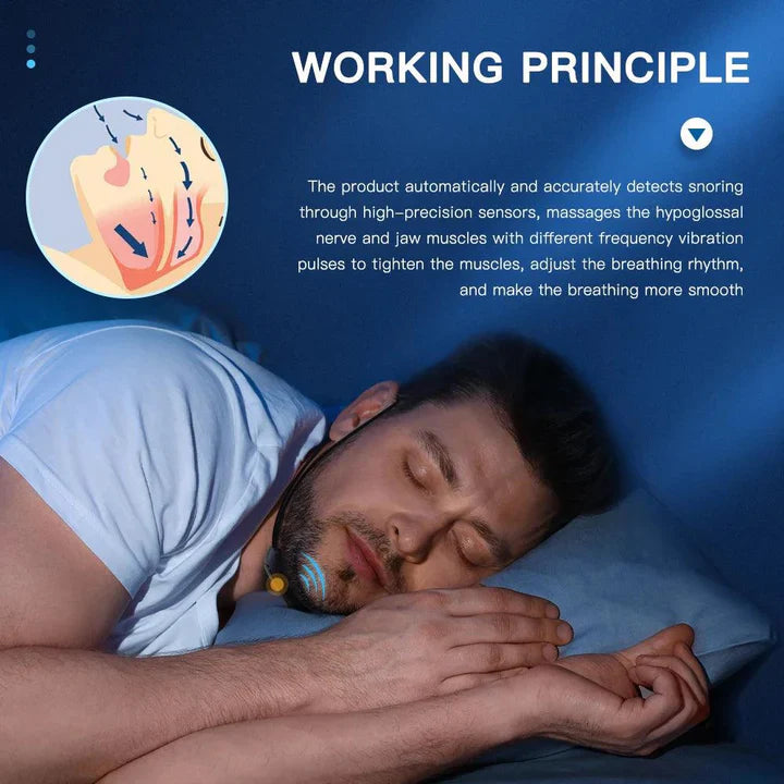 Comfortable Anti-Snore Device For Sleep Apnea Relief