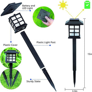 Waterproof Solar Led Lights For Garden Pathways (3 Pack)