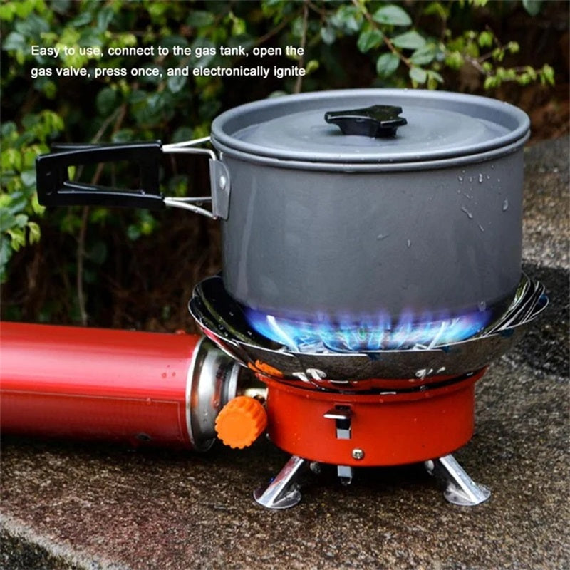 🔥 Lotus Small Square Stove -- Portable And Foldable, Experience Of Outdoor Cooking!