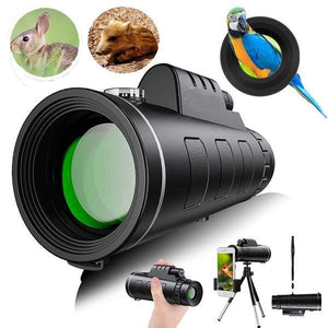 Starscope Monocular - High Power 4K Monocular With Mobile Holder &Amp; Tripod - Military Grade