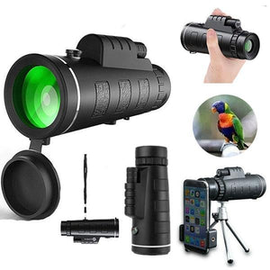 Starscope Monocular - High Power 4K Monocular With Mobile Holder &Amp; Tripod - Military Grade