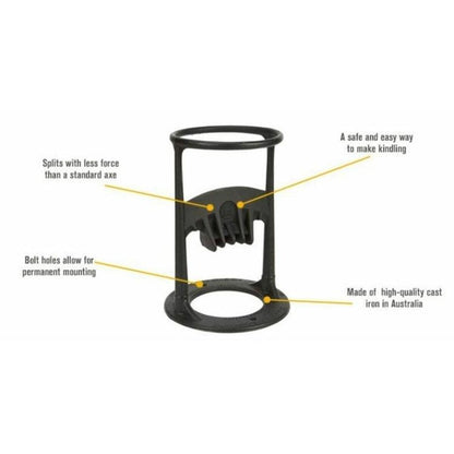 Heavy-Duty Kindling Splitter – Manual Firewood Log Splitter for Safe and Easy Wood Cutting SH1751817214987861000