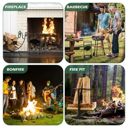 Heavy-Duty Kindling Splitter – Manual Firewood Log Splitter for Safe and Easy Wood Cutting SH1751817214987861000