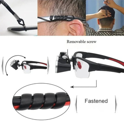 Dental Loupes Magnifier with & LED Headlight for Precision Work 9840492413249-1
