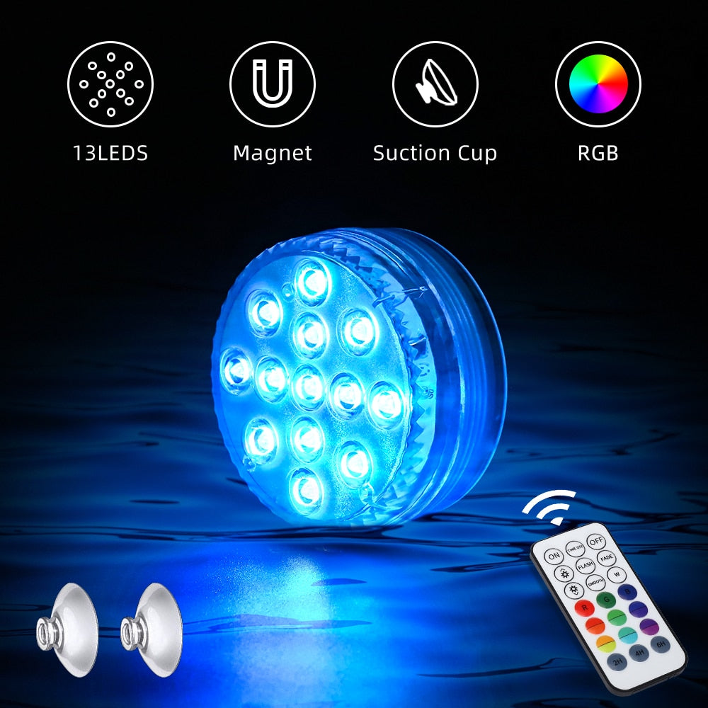 Submersible Color Changing Magnetic Pool Lights