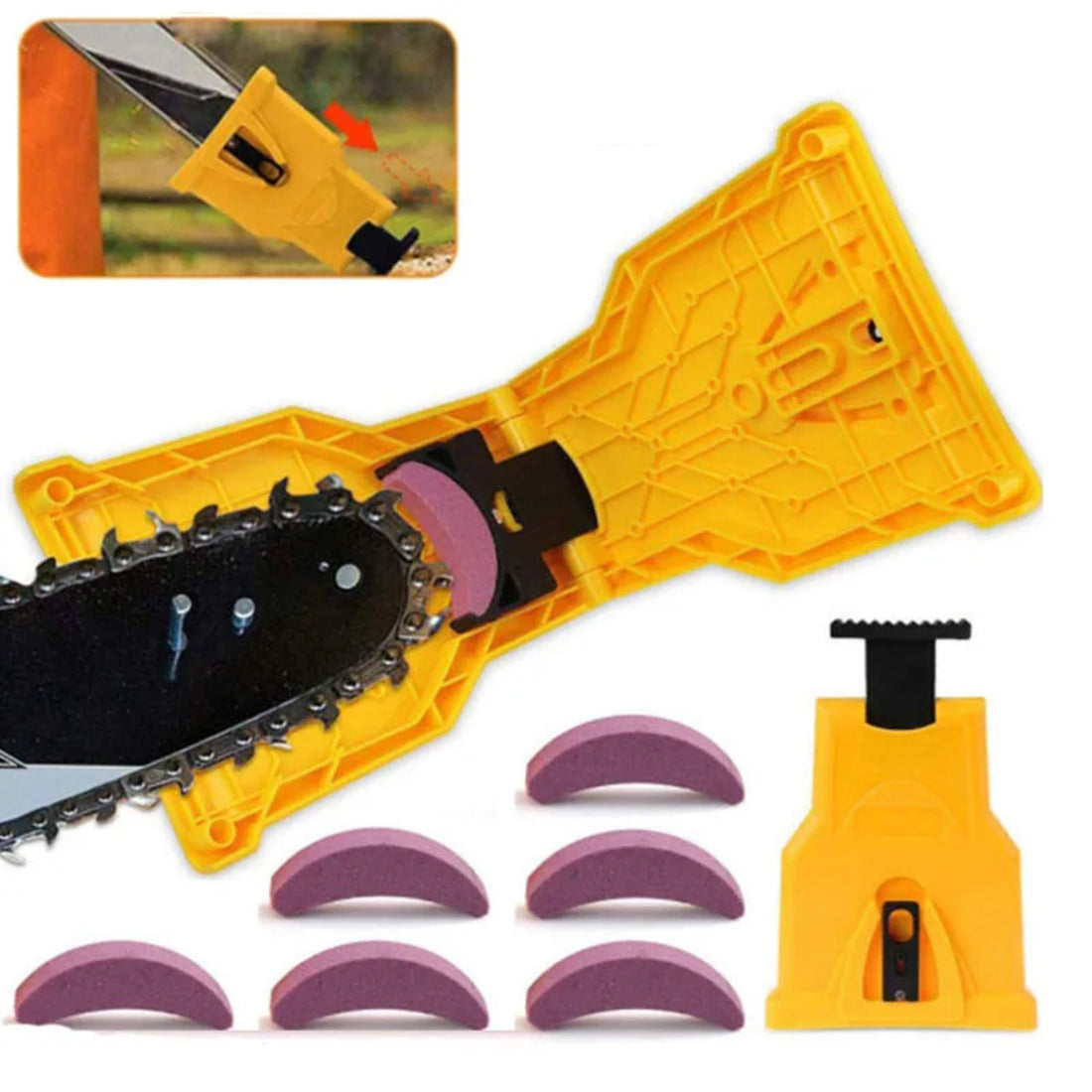 Portable Chainsaw Sharpener Tool – Fast & Easy Teeth 264388