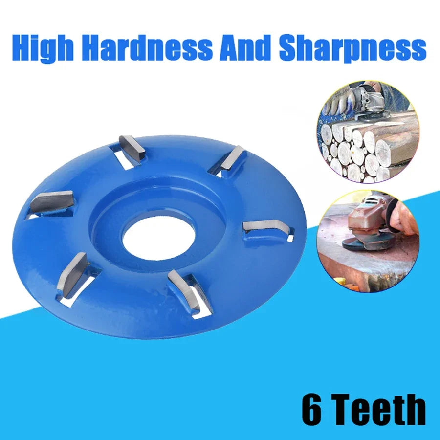 Wood Carving Disc 6 Teeth Grinding Wheel 16mm 22mm