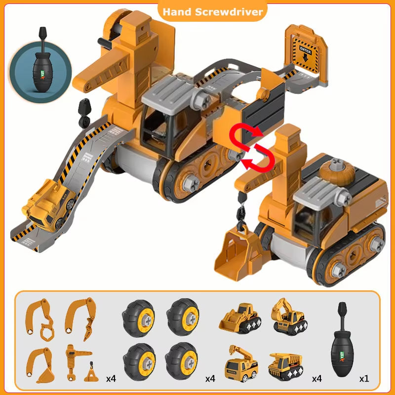 Master Builder Engineer Set - Building games for beginners - Building toys 8734600397138-1