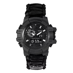Waterproof Military Sport Watch with Compass and Thermometer 55mm