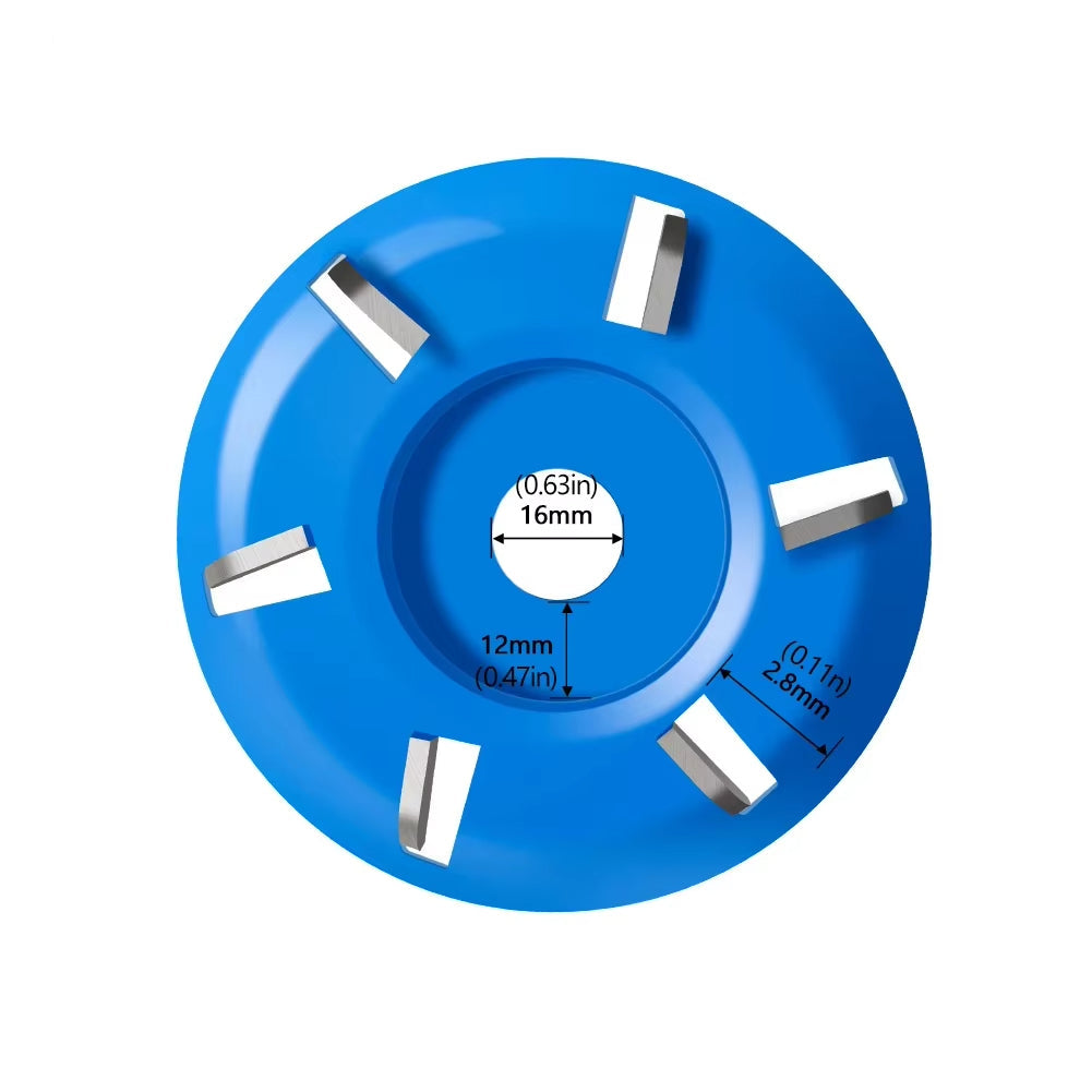 Wood Carving Disc 6 Teeth Grinding Wheel 16mm 22mm