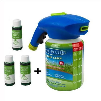 Liquid Lawn Hydro Mousse Spray On Grass Seed - Easy Application for Patchy Lawns & High-Traffic Areas 9945609666881-2