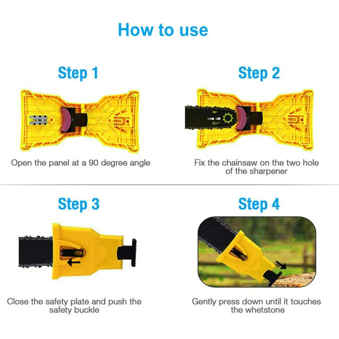 Portable Chainsaw Sharpener Tool – Fast & Easy Teeth 264388