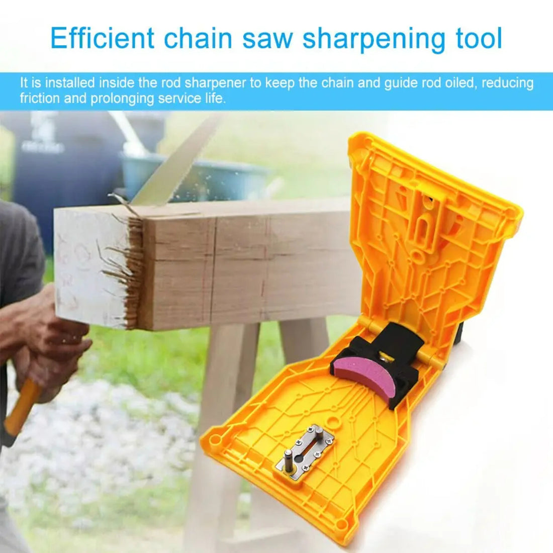 Portable Chainsaw Sharpener Tool – Fast & Easy Teeth 264388