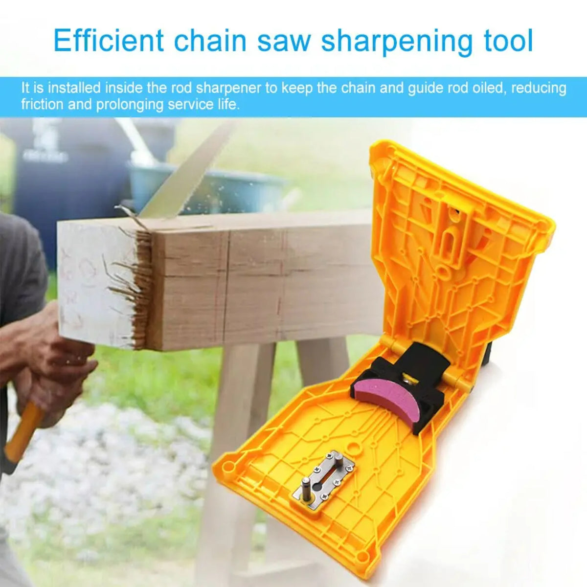 Portable Chainsaw Sharpener Tool – Fast & Easy Teeth