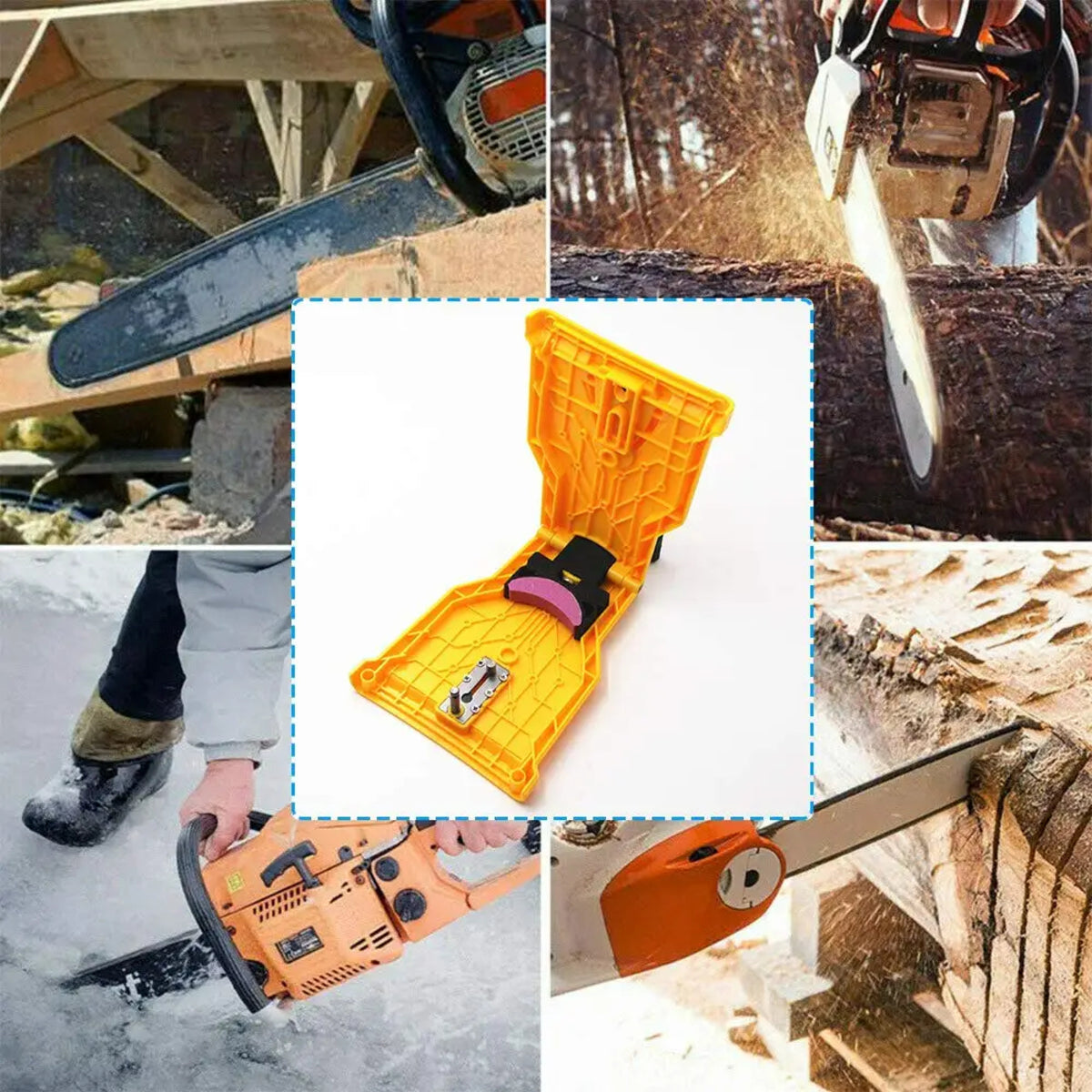 Portable Chainsaw Sharpener Tool – Fast & Easy Teeth