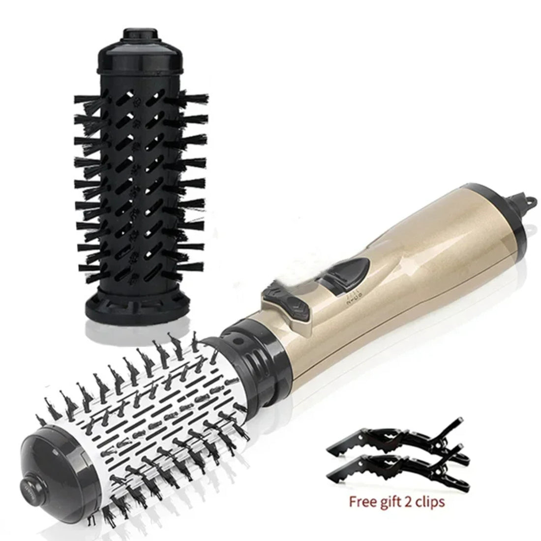 Electric Rotating Hair Dryer - 3 in 1 Styler with Hot Air and Round Brush 338031