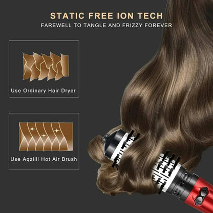 Electric Rotating Hair Dryer - 3 in 1 Styler with Hot Air and Round Brush 338031