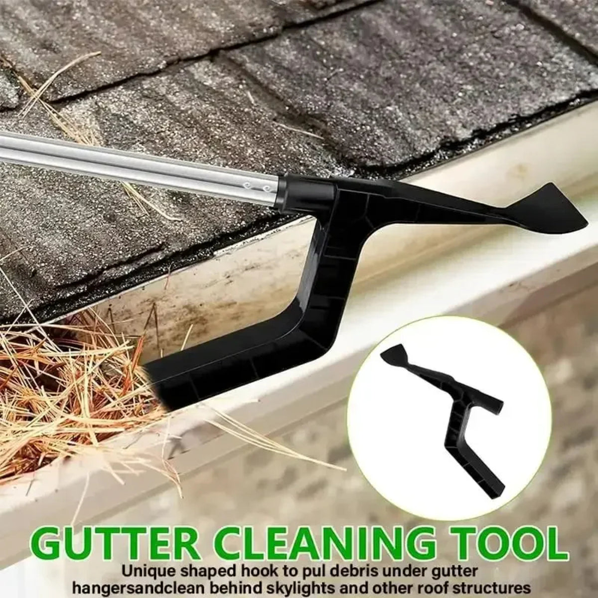 Extendable Gutter Cleaning Tool for Roof – Easy to Use