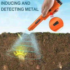 Handheld Pinpoint Metal Detector with LED Waterproof and Small Design