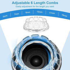 Rotary Round Hair Clippers – UFO Design for Men’s Self Haircuts