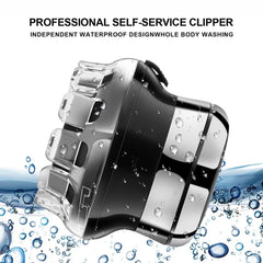 Rotary Round Hair Clippers – UFO Design for Men’s Self Haircuts