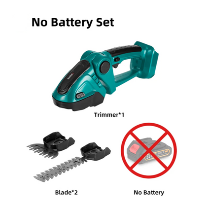 Cordless Hedge & Shrub Trimmer - 2-in-1 Cutting Heads, Lightweight & Ergonomic for Effortless Garden Maintenance 9952492224833-1