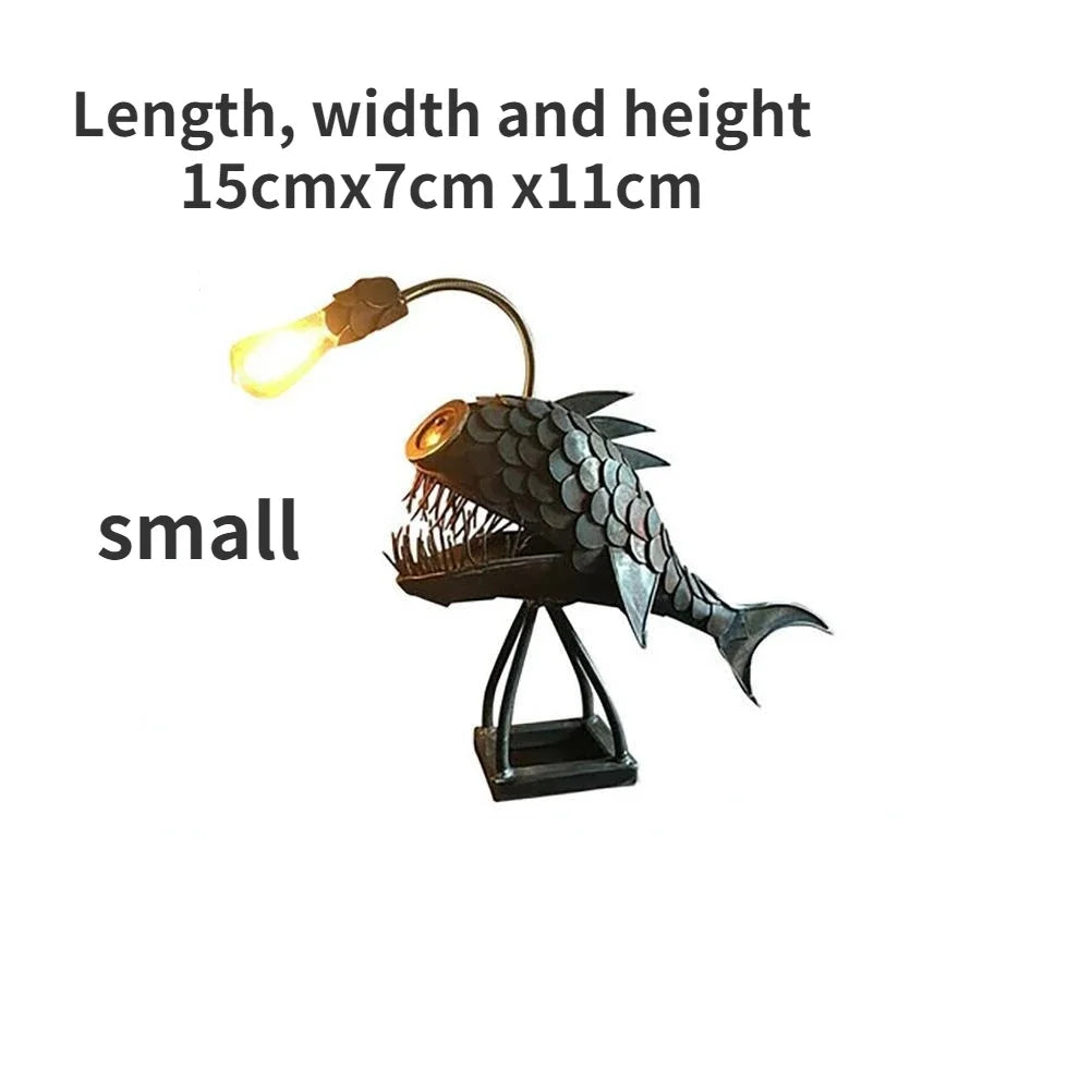 Steampunk Angler Fish Lamp – Cool & Unusual Floor Lamp for Your Home 9841546592577-1