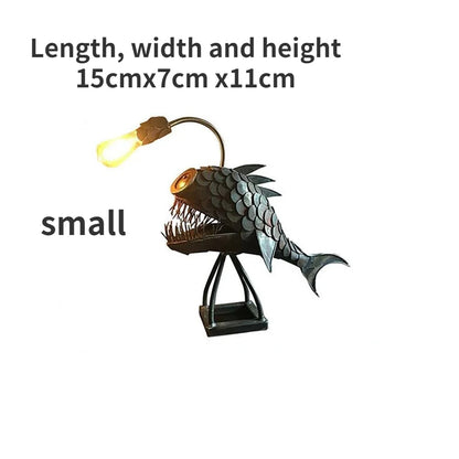 Steampunk Angler Fish Lamp – Cool & Unusual Floor Lamp for Your Home 9841546592577-1