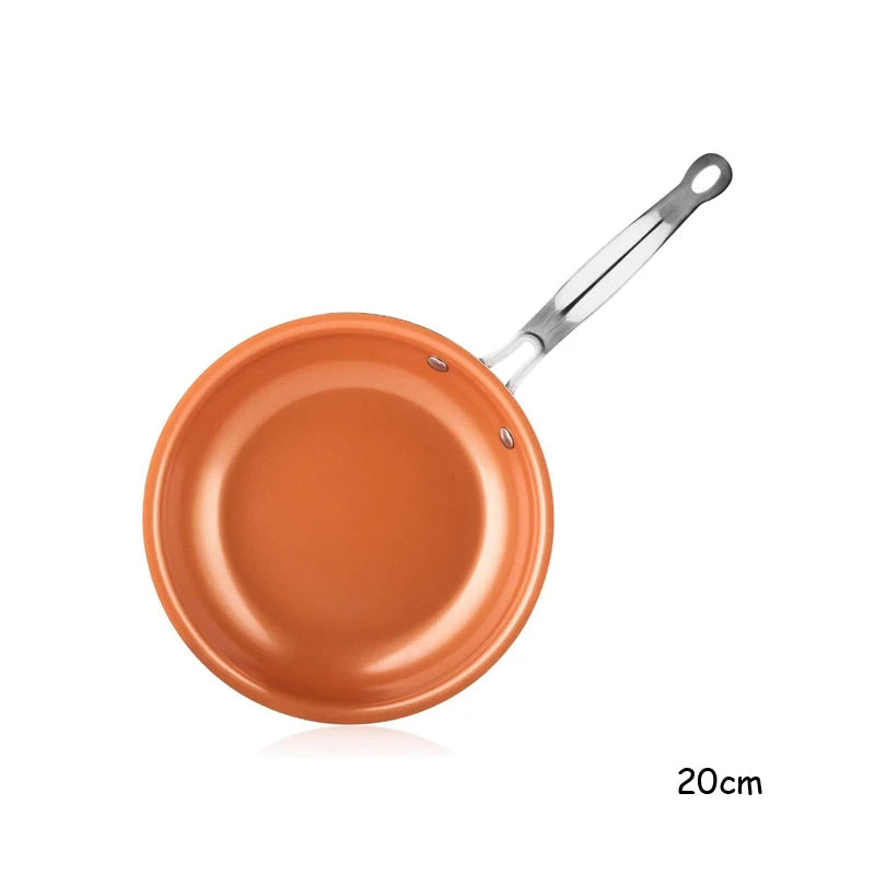 Professional Copper Pan With Non-Stick Coating & Perfect Heat Distribution 10373625774344-1