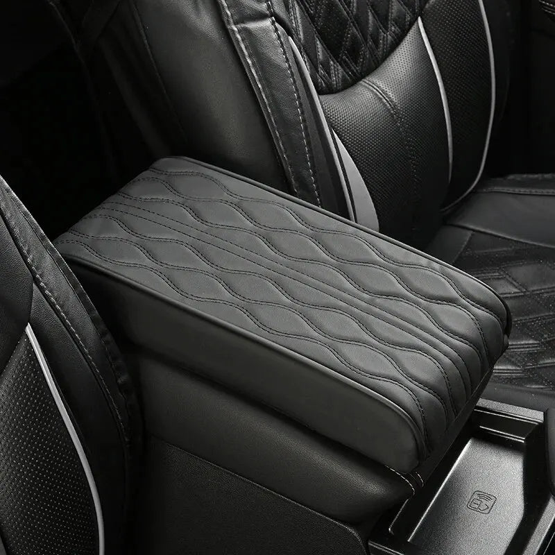 Leather Car Armrest Pad Adds Comfort and Protects From Wear 14814271766854-1