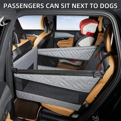 Portable Cats & Dog Seat for Car - Waterproof, Spacious & Secure for Stress-Free Car Rides 9957152555329-1