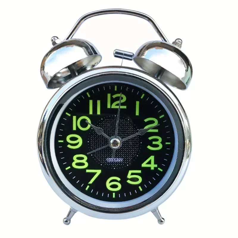 Extra Loud Retro Double Bell Alarm Clock For Heavy Sleepers
