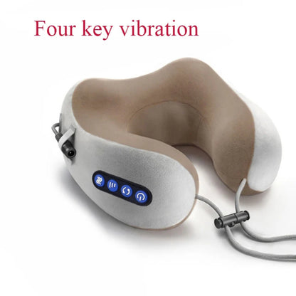 Massaging Neck Pillow - Pillow Portable Heated Massage Ideal for Travel, Relaxation and Office, U Shaped Pillow For Shoulder, Cervical Pain Relief 7983093252294-2