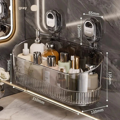 No-Drill Bathroom Suction Storage Box – Large Capacity & Strong Load-Bearing 9684751319342-1