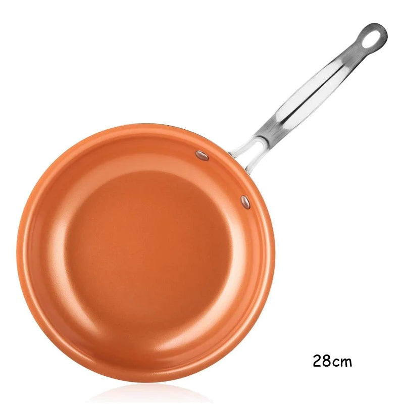 Professional Copper Pan With Non-Stick Coating & Perfect Heat Distribution 10373625774344-1
