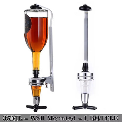 Wall Mounted Liquor Dispenser For Home Bar Alcohol Beverage Station 9864402600238-1