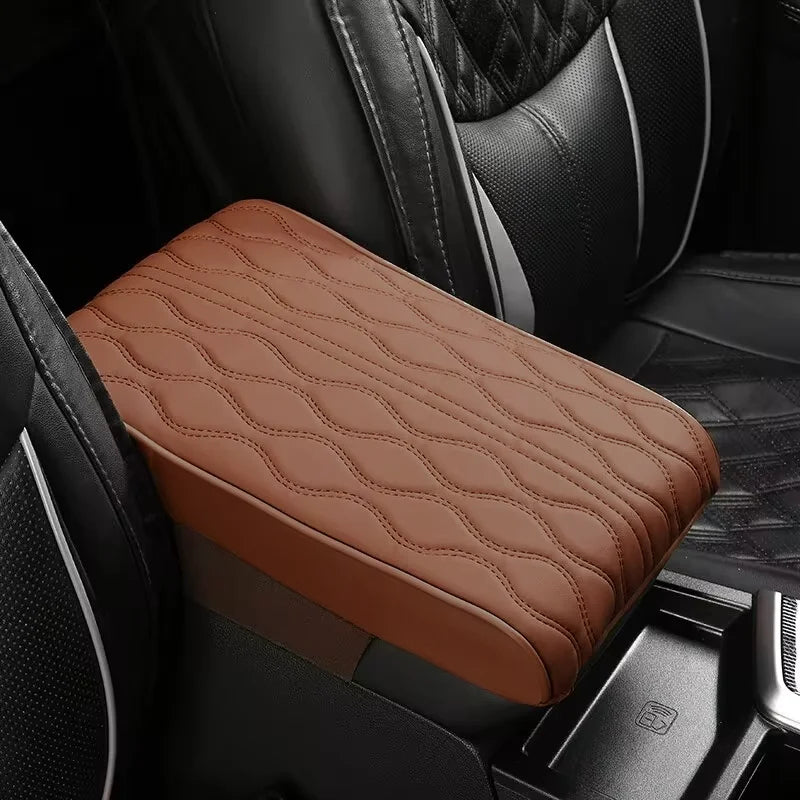 Leather Car Armrest Pad Adds Comfort and Protects From Wear 14814271766854-1