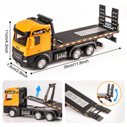 Children'S Interactive Transforming Construction Truck Playset 15613224943965-1
