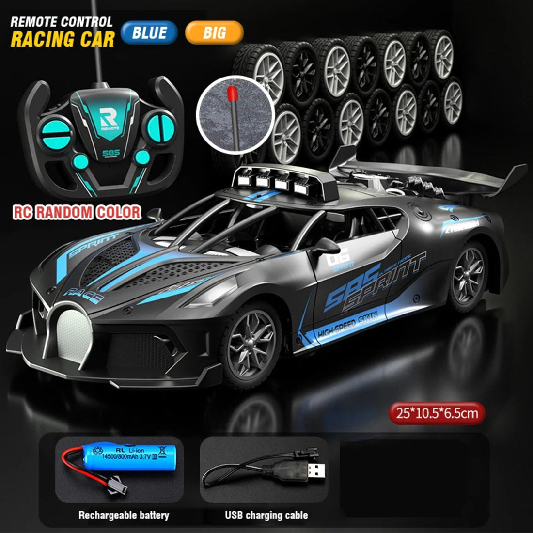 Speedcub – Child-Safe 1:18 Rc Drift Car With Robust Design 10582337618184-1