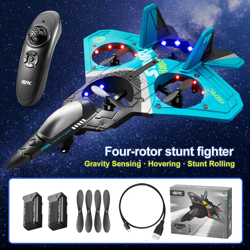 V17 Jet Fighter Stunt RC Airplane 6Y+ 7496190918791-1