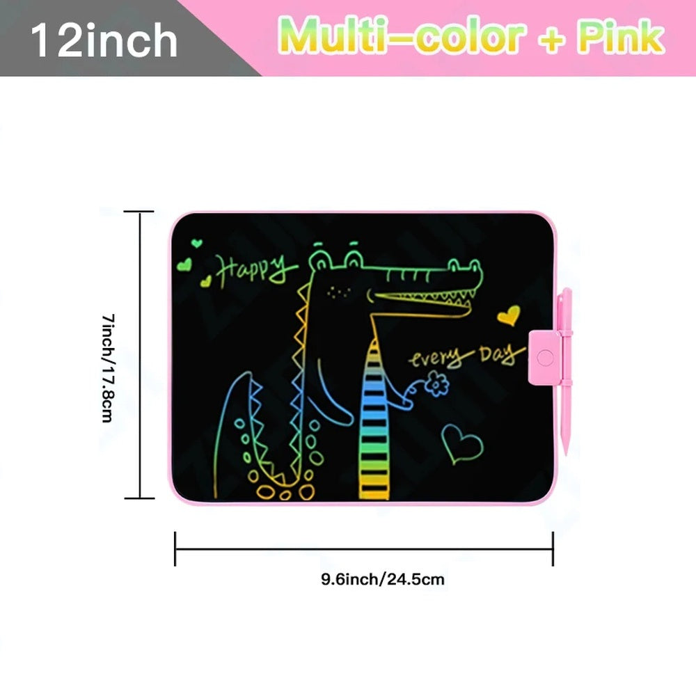 LCD Writing Tablet – Colorful Screen with One-Tap Erase & Pressure-Sensitive Drawing 9686228566358-3