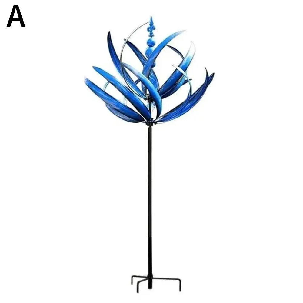 Decorative Windmill - Serene Garden Elegance with Graceful Spinning Motion 14821840912710-1